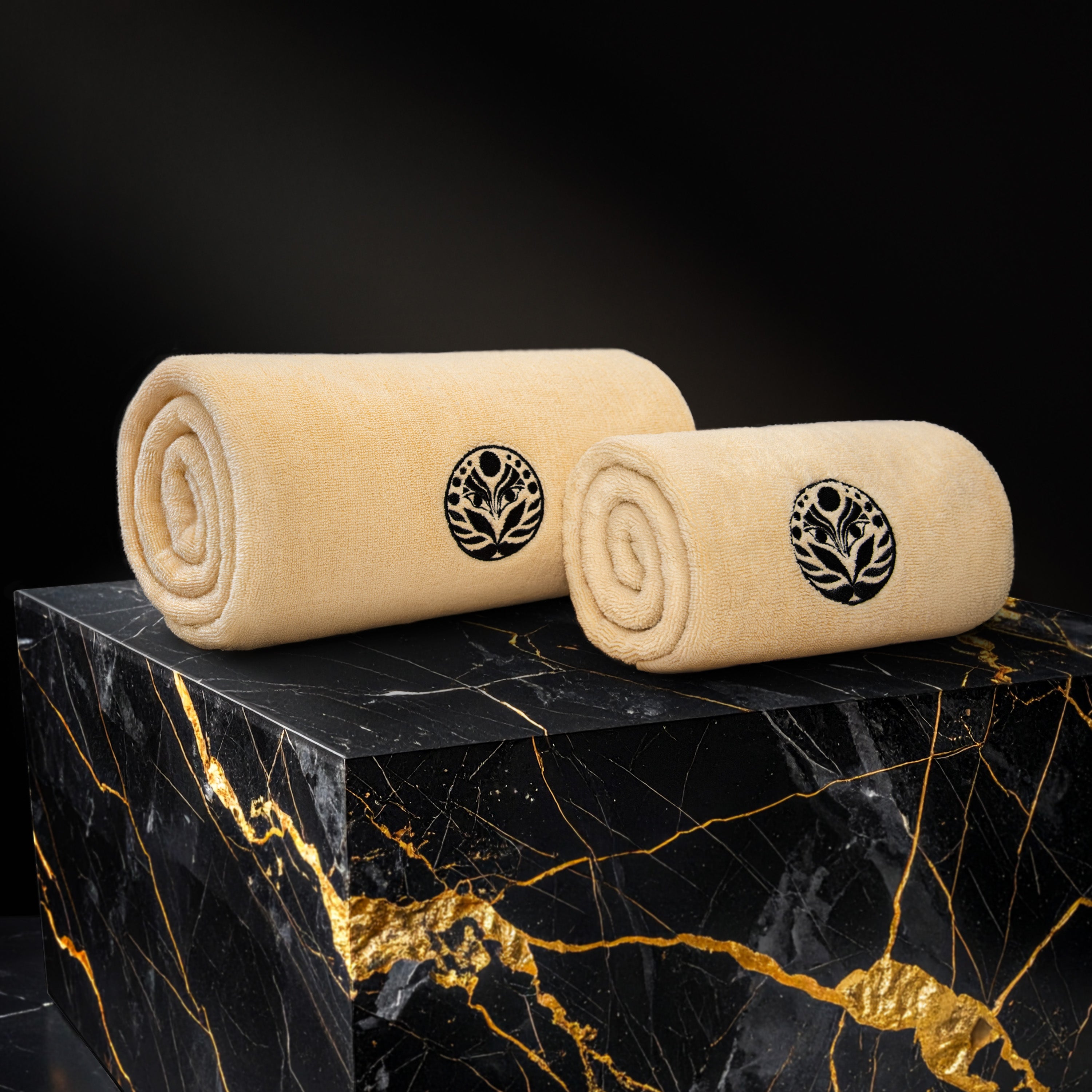 Kombi-Paket <br> (1 Badetuch + 1 Handtuch)